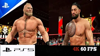 WWE 2K23 - Brock Lesnar VS Roman Reigns | PS5 [4K 60FPS]