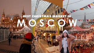 finding the BEST CHRISTMAS MARKET in Moscow | RUSSIA 2019 | VLOG Ep. 1 (subtitles/ซับไทย)