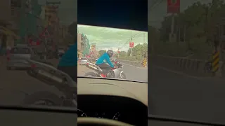 Motorbike riding on highway in India | motorbike ride dancing