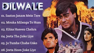 Dilwale Movie All Songs||Ajay Devgan||Raveena Tandon||Sunil Shetty||Hit Songs||