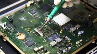 TFix PS3 GPU Removal and PCB Cleaning using Infrared BGA Rework Station at SMT Lab