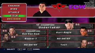 WWE Smackdown Shut Your Mouth invasion mod season mode part 1