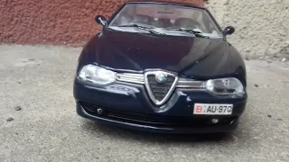 Alfa Romeo 156 by Bburago in scale 1:24