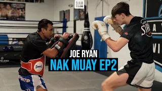 Nak Muay EP2 | Joe Ryan Muay Thai Training - Sprints, Padwork, Conditioning