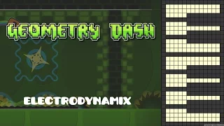 Geometry Dash - Electrodynamix [Piano Cover] Thanks for the 500 Subs!