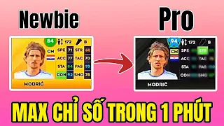 DLS 2023 | NÂNG MAX CHỈ SỐ MODRIC TRONG 1 PHÚT | MAXIMUM MODRIC INDICATOR IN 1 MINUTE BILLION