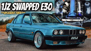 1JZ SWAPPED E30 BMW **UPGRADED TURBO** | OMG WE SEND IT TOO HARD !! **must watch**