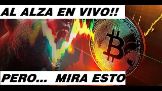 BITCOIN ROMPE AL ALZA EN VIVO!! ¿SUBE MAS BTC? ANALISIS BTC