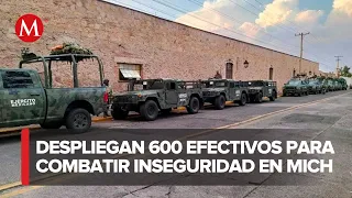 Despliegue militar en Michoacán para combatir crimen organizado en Tierra Caliente