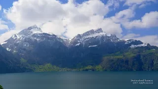 4K Urnersee Vierwaldstättersee Schwyz Uri SWITZERLAND アルプス山脈