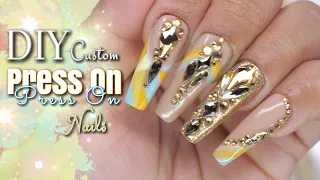 DIY Custom Press On Nails By MAKARTT | BEACH BABE Collection | Customizing it my way