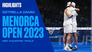 Quarter-Finals Highlights Lebrón/Galán vs Momo/Garrido Estrella Damm Menorca Open 2023