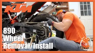 KTM 790 890 ADV Norden 901 Wheel Removal/Install  | Back in the Garage