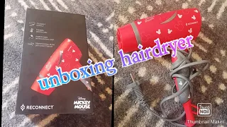 Unboxing Mickey Mouse Hairdryer|Unboxing Hairdryer|Fathima's Crafty World