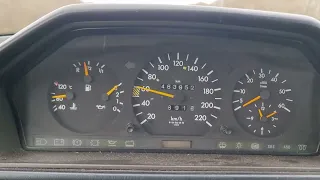 Mercedes W124 300D acceleration