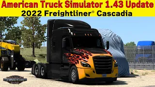 【1080p FHD】ATS v1.43 / 2022 Freightliner® Cascadia / Thrustmaster GamePlay