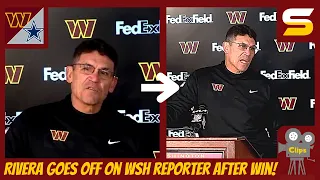 Ron Rivera GOES OFF on Reporter in Final 2023 Press Conference! "DON'T DO THAT!" "THEY PLAYED HARD!"