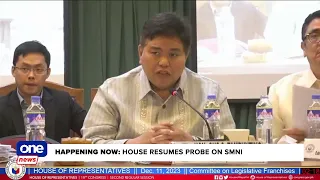 HAPPENING NOW: HOUSE RESUMES PROBE ON SMNI