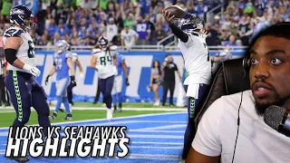 Seahawks vs Lions | Week 4 2022 Game Highlights Reaction