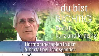 Doc Uli erklärt kurz und knackig was Hormontherapien in der Pubertät bei Jugendlichen ausmachen.