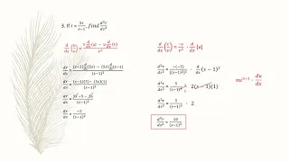Higher Order Derivatives, Chain Rule and Implicit Differentiation