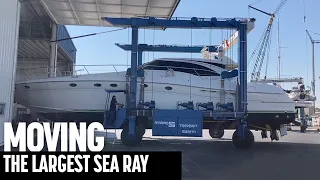 Moving The Largest Model Sea Ray | Larsen Marine