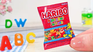 🍉🍇🍓 So Tasty Miniature Haribo Jelly Recipe | Delicious Miniature Fruit Dessert Recipe Tutorial