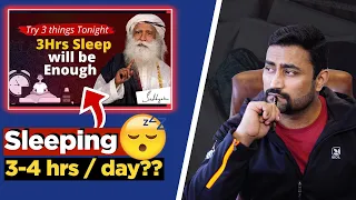 Can you sleep for just 4 hours a day ??