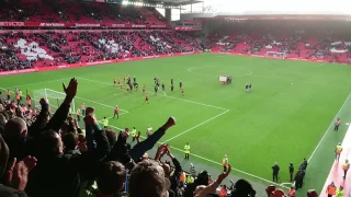 Liverpool 1-2 Wolves FINAL WHISTLE AND THUNDER CLAP