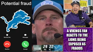 A Vikings Fans Reacts to the Lions Being Exposed as Frauds 😂😂😂 (Packers Are Still Trash)