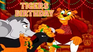 Tigers Birthday - Panchatantra Stories | Grandma Stories For Kids In English | Bedtime Stories