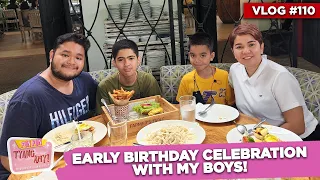 EARLY BIRTHDAY CELEBRATION WITH MY BOYS! | Fun Fun Tyang Amy Vlog 110