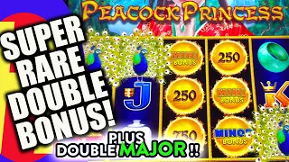 MUST-SEE!! SUPER RARE Dragon Link DOUBLE BONUS! Plus DOUBLE MAJOR Bonus JACKPOT! #Jackpot