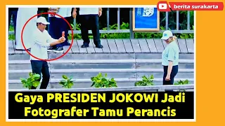 HP nya Diminta, PRESIDEN JOKOWI Fotoin Tamu Prancis ! Takjub Diajak Masuk Hutan MANGROVE