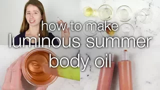 How to Make DIY Luminous Summer Body Oil