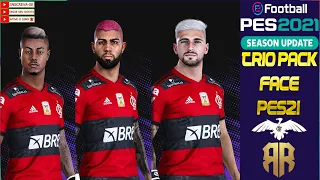 PACK TRIO FACE (FLAMENGO)-PES 2021-VAMOS FORTALECER AI GALERA INSCREVA-SE NO CANAL DEIXE SEU LIKE...