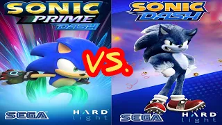 Sonic Prime Dash 🆚 Sonic Dash - Sonic 🆚 Werehog
