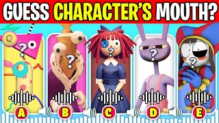 IMPOSSIBLE Guess The MOUTH of the Character + EMOJI & VOICE | The Amazing Digital Circus Jax & Pomni