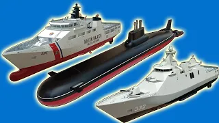 3 Amazing Idea with Fiberglass - Model RC Offshore Patrol Vessel, RC Submarine & RC Frigate