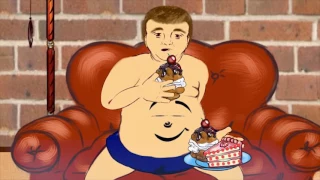 Хотите похудеть без диет? Воспитательный Мультфильм для взрослых! Как не стоит худеть!