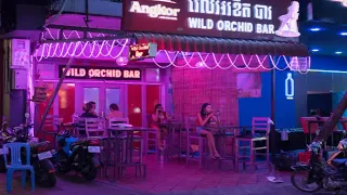 Phnom Penh Nightlife Street So Amazing | 4k Scene