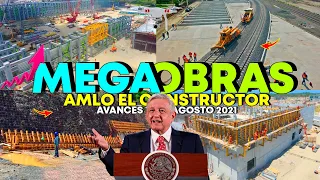 🔴Mire!Las Mega Obras de AMLO avanzan en todos los frentes!estan tomando forma varios proyectos