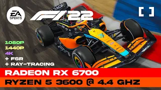 F1 22 | RX 6700 (Non-XT) & Ryzen 5 3600 O.C. Frame Rate Test