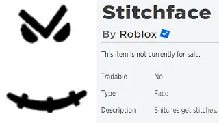 ROBLOX JUST REMOVED STITCHFACE