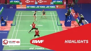 YONEX-SUNRISE HONG KONG OPEN 2018 | Badminton WD - F - Highlights | BWF 2018