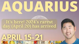 Aquarius - YOU’RE UNSTOPPABLE! SOMETHING NEW IS COMING — AND IT’S MAJOR 🚀 🥳 APRIL 15-21 ♒️