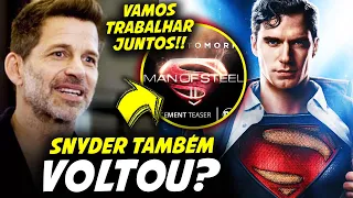 BOMBA!! ZACK SNYDER VOLTA EM SUPERMAN 2 DE HENRY CAVILL ?