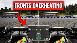 F1 23. How to Reduce Tyre Wear with Driving Style & Surface Temps. 📊