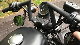 Harley 883 iron cold start and idle