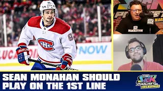 Sean Monahan Should Play On The 1st Line | The Sick Podcast with Tony Marinaro August 23 2023